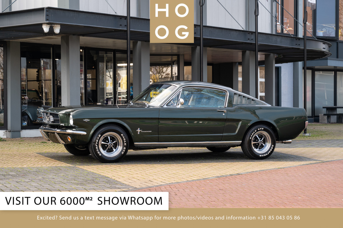 Ford Mustang 1965 verkocht door HooG Selections